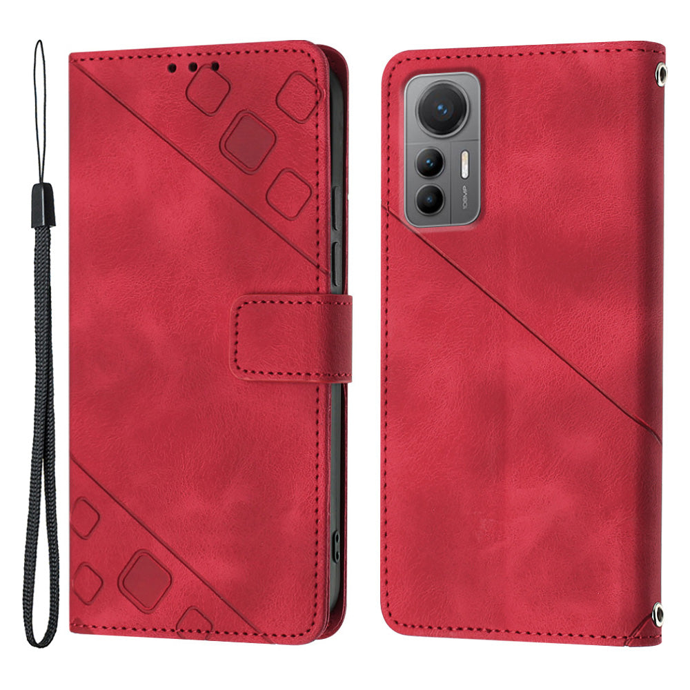 PT005 YB Imprinting Series-6 for Xiaomi 12 Lite 5G Flip Wallet Phone Case PU Leather Soft Touch Stand Phone Cover PT005 YB Imprinting Series-6 for Xiaomi 12 Lite 5G Flip Wallet Phone Case PU Leather Soft Touch Stand Phone Cover